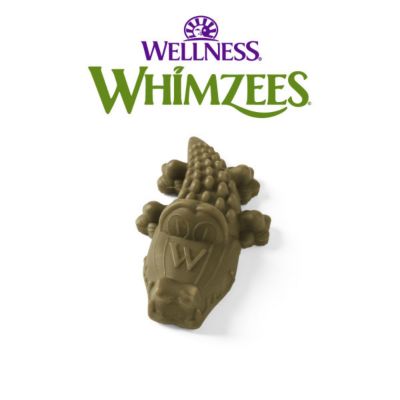 Wellness WHIMZEES Alligator Dog Dental Treat, Small, Bulk