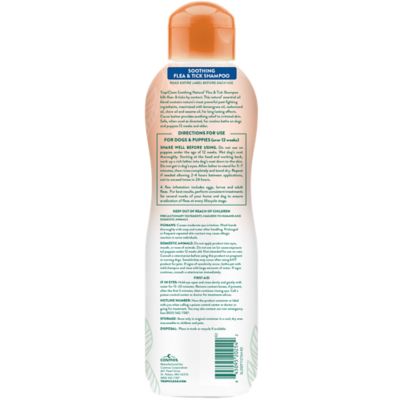 Image showing  Natural Flea + Tick Soothing Shampoo for Dogs, 20 oz.