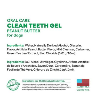 Image showing  Fresh Breath No Brushing Peanut Butter Flavor Clean Teeth Dental & Oral Care Gel for Dogs, 2 oz.