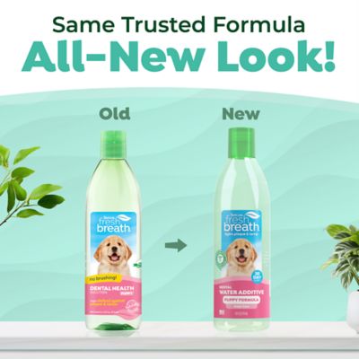 Image showing  Fresh Breath Dental Health Solution for Puppies, 16 oz.