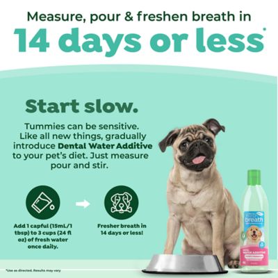 Image showing 6 th TropiClean Fresh Breath Dental Health Solution for Puppies, 16 oz.