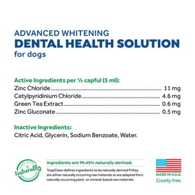 Image showing  Fresh Breath Advanced Whitening Dental Health Solution for Dogs, 16 oz.