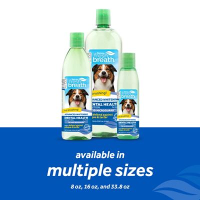 Image showing 8 th TropiClean Fresh Breath Advanced Whitening Dental Health Solution for Dogs, 16 oz.