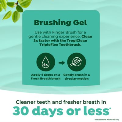 Image showing 7 th TropiClean Fresh Breath Oral Care Kit, Small