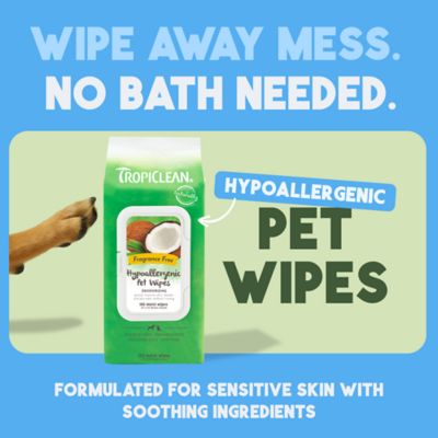 Image showing  Hypoallergenic Cleaning Pet Wipes, 100 ct.