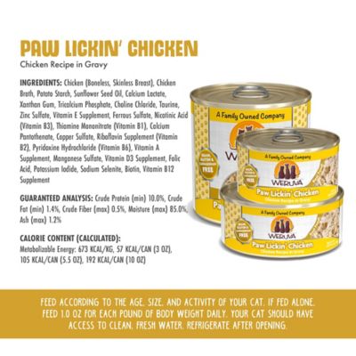 Image showing  Paw Lickin' Chicken Wet Cat Food 5.5 oz. Can