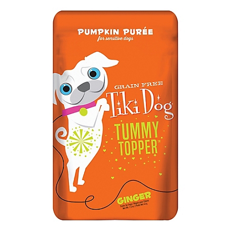 Tiki Dog Tummy Topper Pumpkin Puree 1.5 oz.