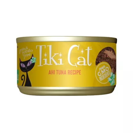 Tiki Cat Grill Wet Cat Food Ahi Tuna 2.8 oz Can Wet Cat Food