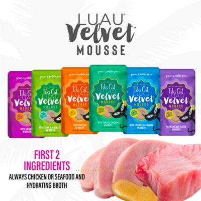 Image showing  Luau Velvet Mousse Variety Pack Wet Cat Food 2.8 oz., 12 pk.