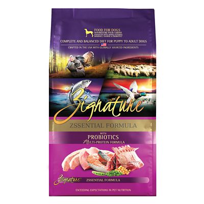 Zignature Original Zssential Formula Dry Dog Food with Probiotics