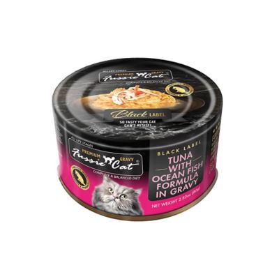 Fussie Cat Premium Gravy Tuna with Ocean Fish Formula in Gravy, 2.82 oz.