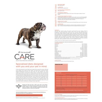 Image showing  Care Adult Weight Management Formula Dry Dog Food