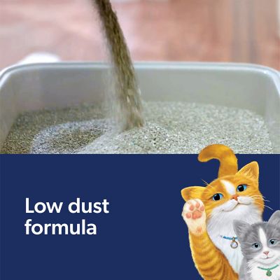 Image showing  Clean Paws Low Tracking Clumping Clay Cat Litter, 22.5lb