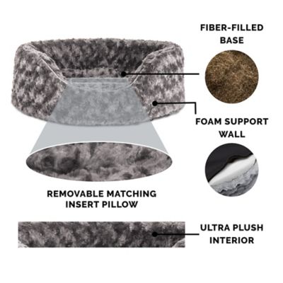 Image showing  Ultra Plush Oval Pet Bed