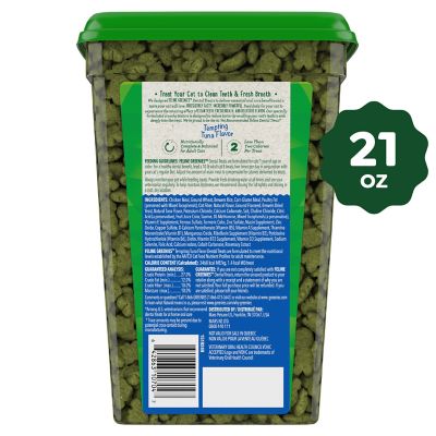 Image showing  Tempting Tuna Flavor Natural Dental Care Adult Cat Treats, 21 oz.