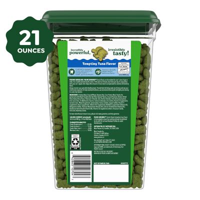 Image showing 9 th Greenies Tempting Tuna Flavor Natural Dental Care Adult Cat Treats, 21 oz.