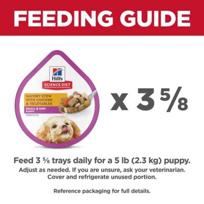 Image showing  Puppy Small and Mini Savory Stew with Chicken Wet Dog Food, 3.5 oz.