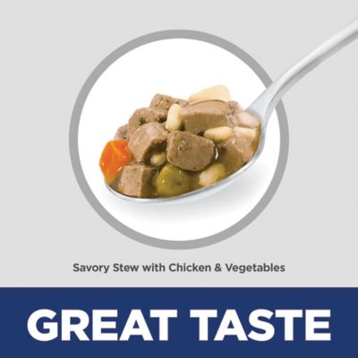 Image showing  Adult Small and Mini Savory Stew with Chicken Wet Dog Food, 3.5 oz.