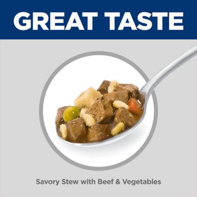 Image showing  Adult Small and Mini Savory Stew with Beef Wet Dog Food, 3.5 oz.