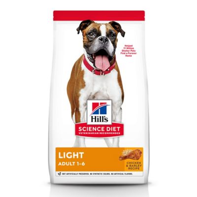 Hill's Science Diet Adult Light Chicken Meal & Barley Dry Dog Food