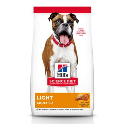 Hill's Science Diet Adult Light Chicken and Barley Recipe Dry Dog Food