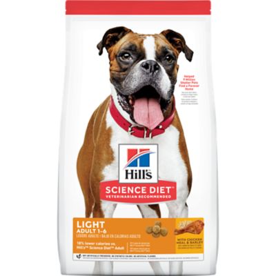 Hill's Science Diet Adult Light Chicken Meal & Barley Dry Dog Food