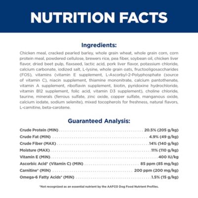 Image showing 6 th Hill's Science Diet Adult Light Chicken and Barley Recipe Dry Dog Food