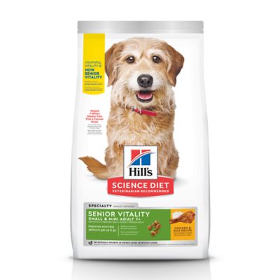 Hill's Science Diet Senior 7+ Senior Vitality Small & Mini Chicken & Rice Recipe Dry Dog Food