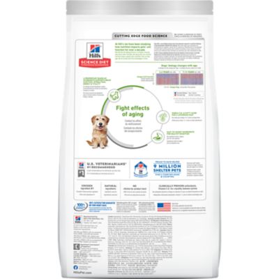 Image showing  Adult 7+ Small and Mini Breed Senior Vitality Chicken and Rice Recipe Dry Dog Food