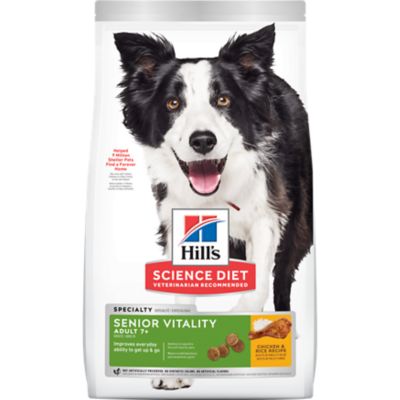 Hill's Science Diet Senior 7+ Senior Vitality Chicken & Rice Recipe Dry Dog Food