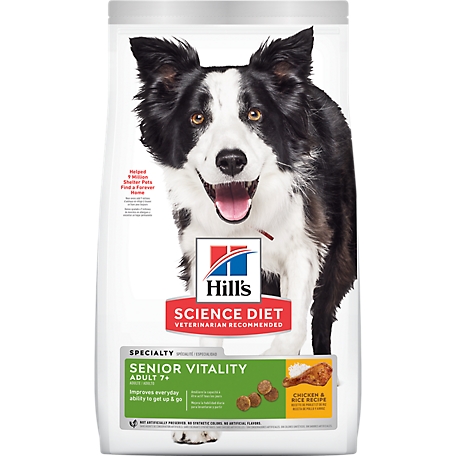 Hill's Science Diet Medium/Large Breed Senior 7+ Vitality Chicken and Rice Recipe Dry Dog Food