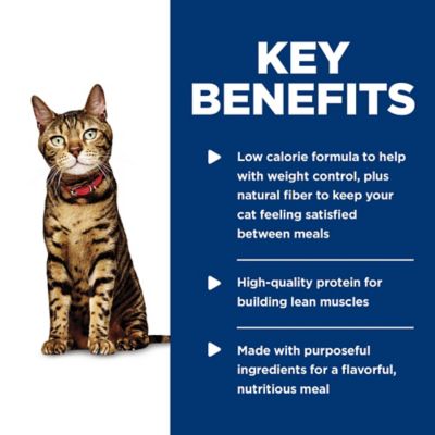 Image showing 1 th Hill's Science Diet Adult Light Cat Food, Liver and Chicken, Canned, 2.9 oz.