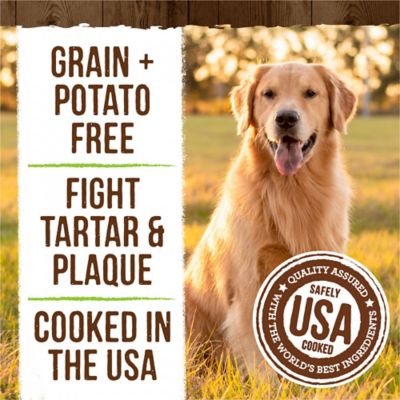 Image showing  Fresh Kisses Grain Free Coconut Oil & Botanicals Large Dental Dog Treats, 6.5 oz., 4 ct.