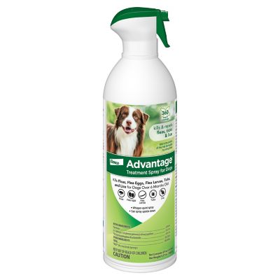 Advantage Flea and Tick Treatment Spray for Dogs, 8 oz.