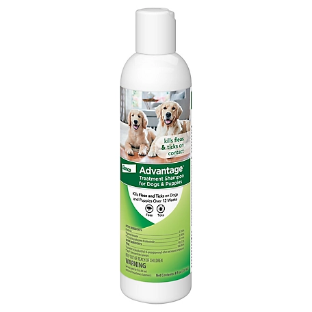 Advantage Flea and Tick Treatment Shampoo for Dogs, 8 oz.