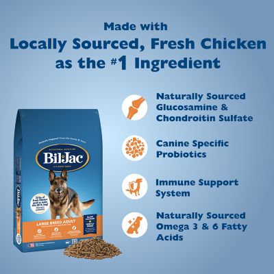Image showing  Large Breed Adult Chicken Formula Dry Dog Food, 30 lb. Bag