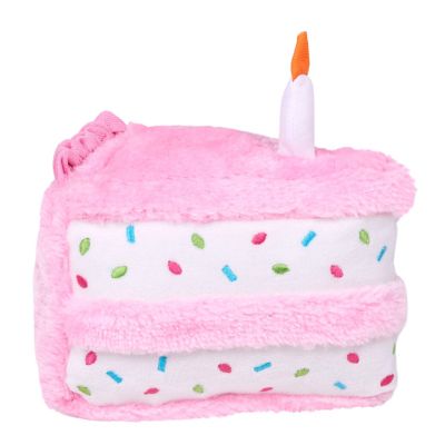 Image showing  Pink Birthday Cake Dog Toy