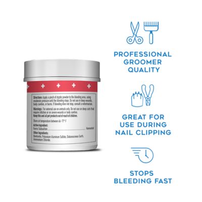 Image showing  Dogswell Remedy + Recovery Styptic Powder, 1.5 oz. Jar