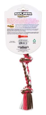 Image showing  Pet Mini 10 in. Cotton-Poly Color 3 Knot Rope Tug Dog Toy