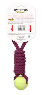 Image showing  Pet Mini 10 in. Twister Pull Tug with Mini Ball Dog Toy