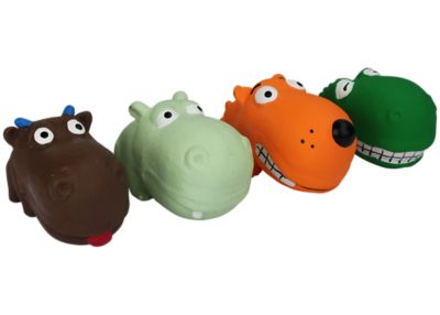 Multipet 3 in. Latex Animals Dog Toy, Mini, Assorted