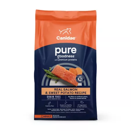 Canidae Grain Free PURE Adult Real Premium Salmon Recipe Dry Dog Food 22 lb Bag Dry Dog Food