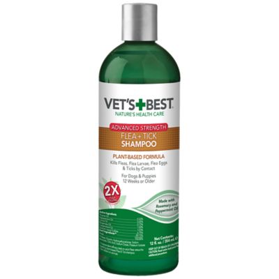 Advanced Strength Flea and Tick Shampoo for Dogs, 12 oz.