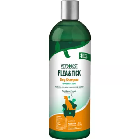 Vet's BestAdvanced Strength Flea and Tick Shampoo for Dogs 12 oz. Dog Flea & Tick Shampoo