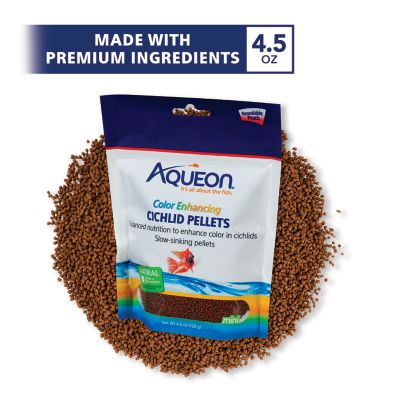 Image showing  Cichlid Color Pellets 4.5 oz.