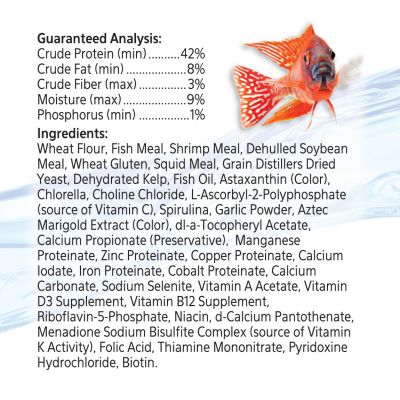 Image showing  Cichlid Color Pellets 4.5 oz.