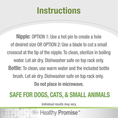 Image showing  Healthy Promise Pet Nurser Bottles One Size