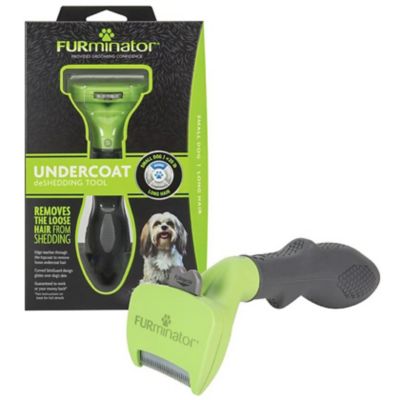 Image showing  Long Hair deShedding Tool for Dogs Small