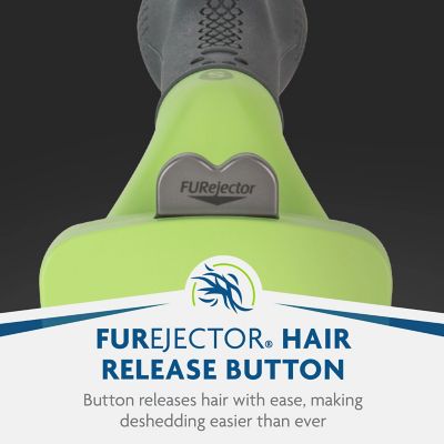 Image showing 7 th FURminator Long Hair deShedding Tool for Dogs Small