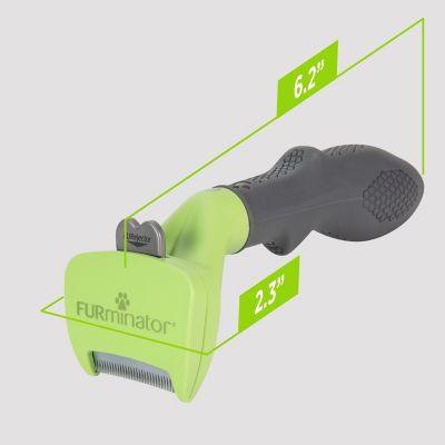 Image showing 8 th FURminator Long Hair deShedding Tool for Dogs Small